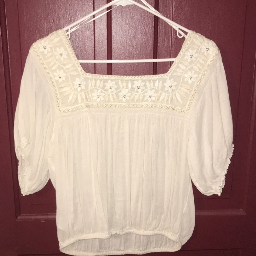 White American Eagle Blouse